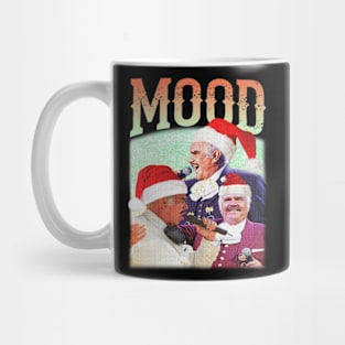 Retro Vtg Mood Drinking Christmas Humor Parody Music Mug